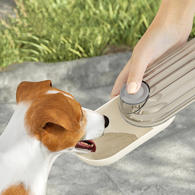 2 en 1 Bebedero Transportable para Perros - Contenedor Transportable de Comida para Perros